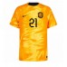 Günstige Niederlande Frenkie de Jong #21 Heim Fussballtrikot WM 2022 Kurzarm